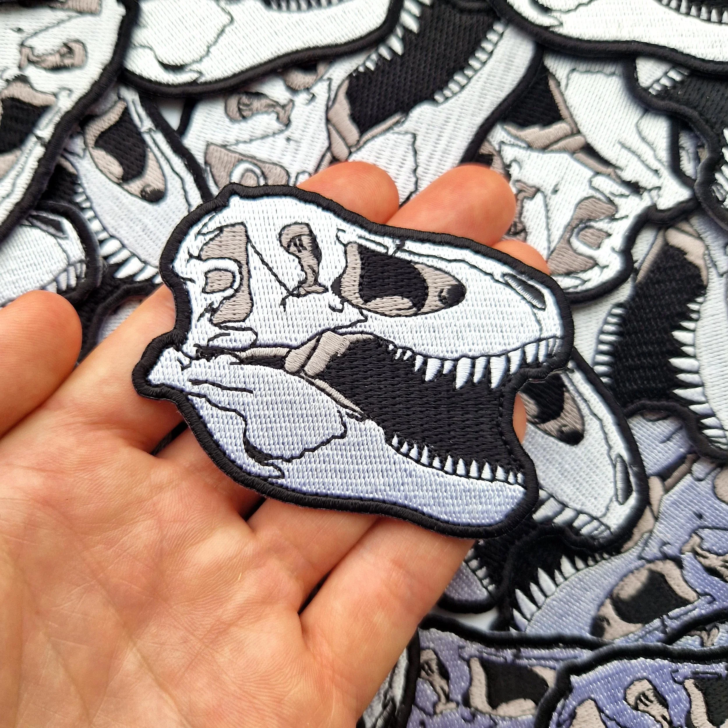 dinosaur+skull+patch+